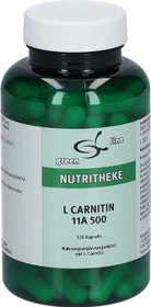 11A Nutritheke the green line L-Carnitin 11a 500mg Kapseln, 120 Stück