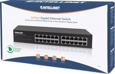 Intellinet Desktop Gigabit Switch, 24x RJ-45