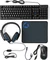 Nedis 5in1 Gaming Combo Kit, Tastatur, Headset, Maus und Mousepad, USB, US Vorschaubild