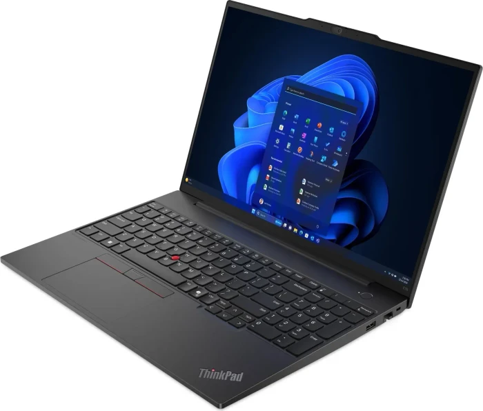 Lenovo ThinkPad E16 G2, Black, Ryzen 7 7735HS, 16GB RAM, 512GB SSD, DE