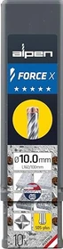 Alpen Force X SDS-plus Hammerbohrer, 10x100x160mm, 1 Stück