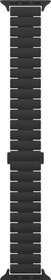 Peter Jäckel Armband Elite Strap für Apple Watch 44/45/46/49mm schwarz