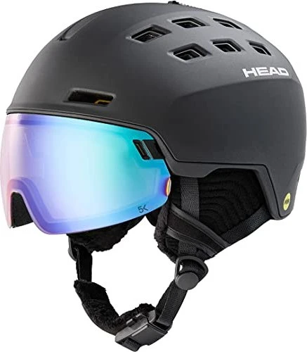 Head Radar 5K Photo MIPS Helm schwarz (Modell 2021/2022)
