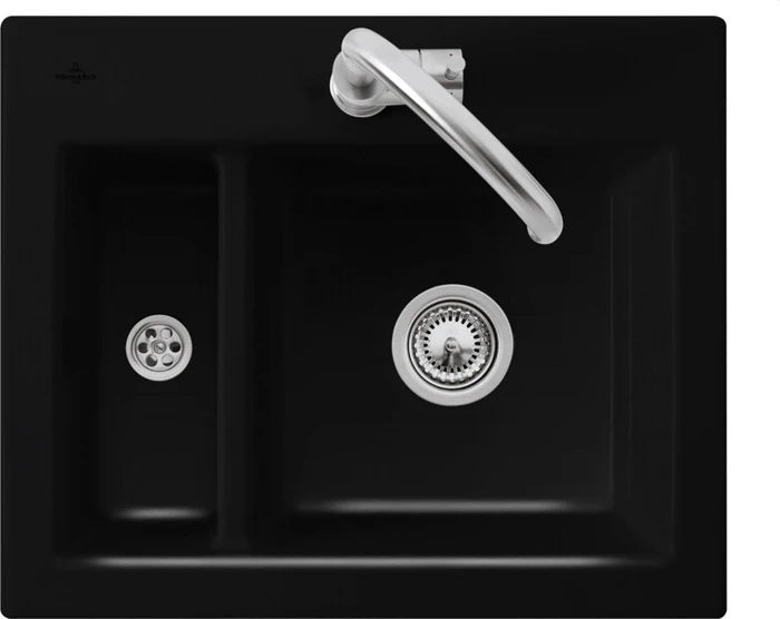 Villeroy & Boch Subway 620x510mm Einbau Becken reversibel chromite