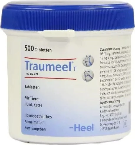 Heel Traumeel T Biologisches Heilmittel homöopathische Tabletten, 500 Stück