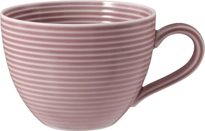 Seltmann Weiden Beat Color Glaze Kaffeetasse relief 260ml altrosa