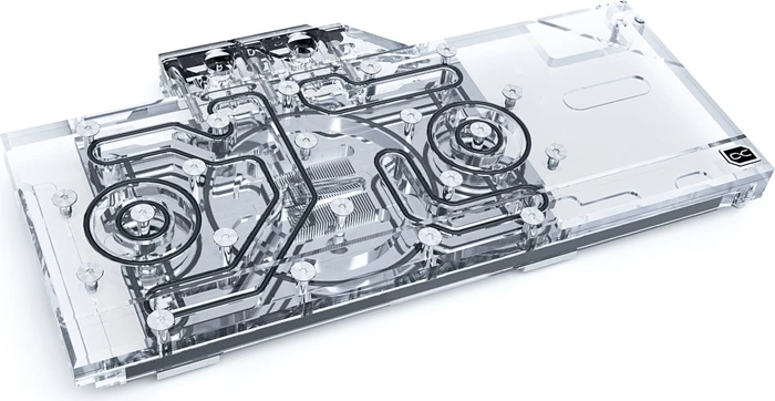 Alphacool Eisblock Aurora Acryl GPX-A AMD Radeon RX 6800/6800XT/6900XT Reference mit Backplate