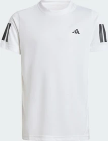 adidas Club Tennis 3-Streifen Funktionsshirt kurzarm weiß (Junior)