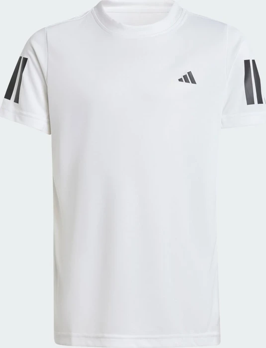 adidas Club Tennis 3-Streifen Funktionsshirt kurzarm weiß (Junior)