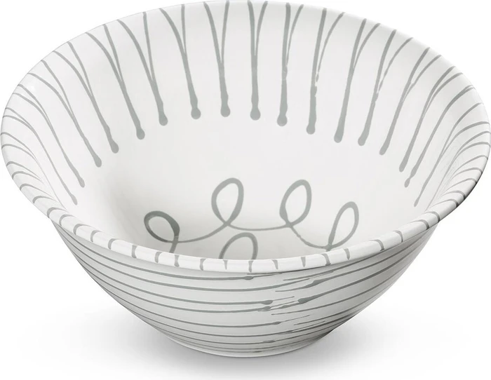Gmundner Keramik Graugeflammt Salatschüssel 33cm