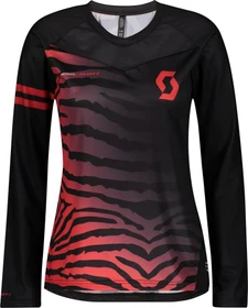 Scott Trail Vertic Trikot langarm black/lollipop pink (Damen)