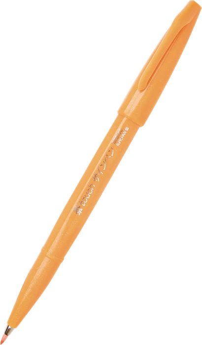 Pentel Brush Sign Pen SES15C orange