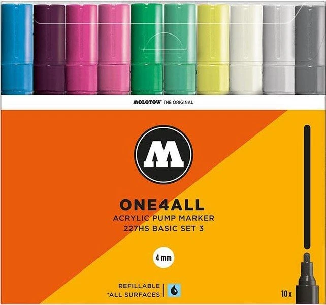 Molotow ONE4ALL 227HS 4mm Acryl-Farbmarker