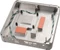 Impactics DMono 1 silber, für Gigabyte GA-H110TN und GA-Q170TN, Schalter vorn Vorschaubild