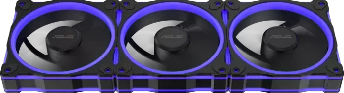 ASUS MR120 ARGB, schwarz, 120mm, 3er-Pack