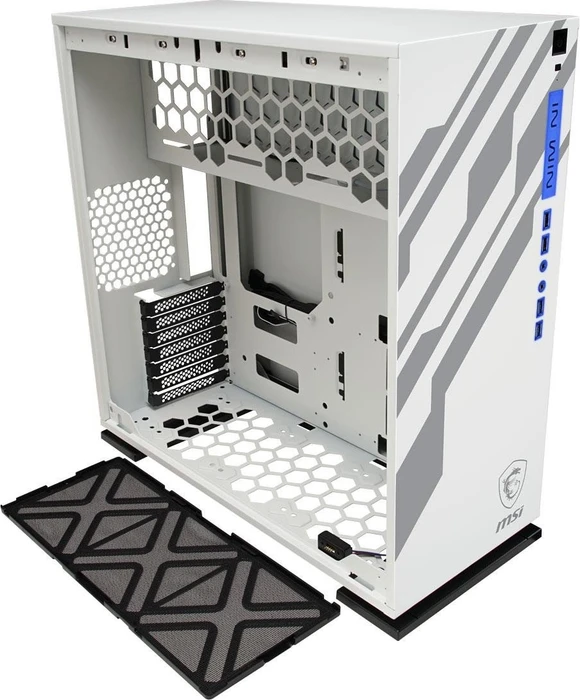 In Win 303 MSI Dragon Edition, weiß, Glasfenster
