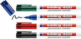 edding 400 Permanentmarker sortiert, 4er-Set