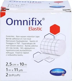 Hartmann Omnifix elastic Fixiervlies, 10cm x 2.5m, 2 Stück