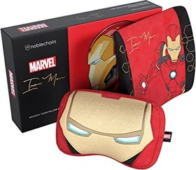 noblechairs Kissen-Set Iron Man Edition, gold/rot