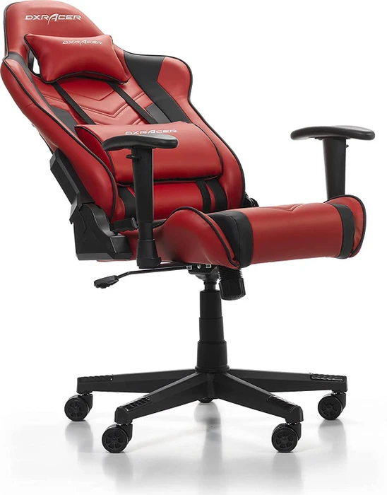 DXRacer Prince Series P132 Gamingstuhl, rot/schwarz