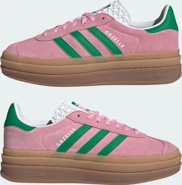 adidas Gazelle Bold true pink/green/cloud white (Damen)