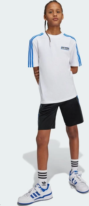 adidas Kids T-Shirt kurzarm weiß/blau (Junior)