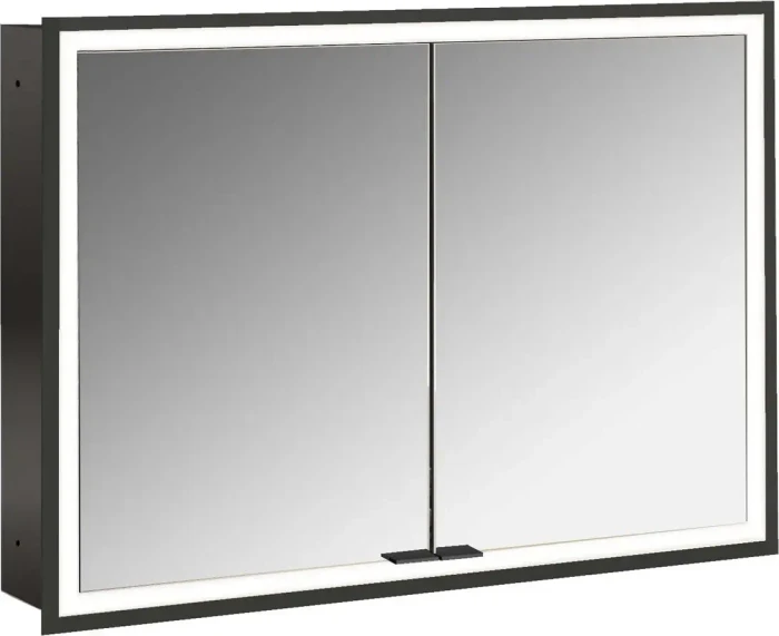 Emco Prime Facelift LED-Lichtspiegelschrank 100cm, 2 Türen, Unterputzmodell