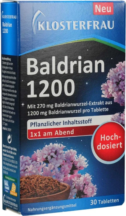 Baldrian 1200 Tabletten, 30 Stück