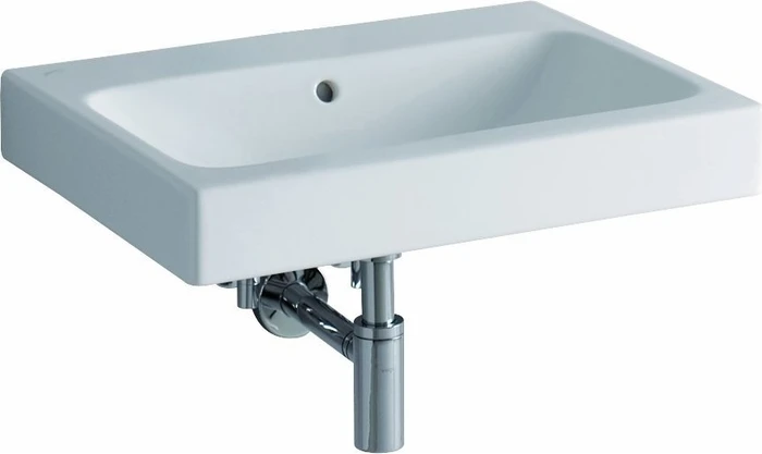 Geberit iCon Waschtisch 60cm, ohne Hahnloch/Überlauf, weiß