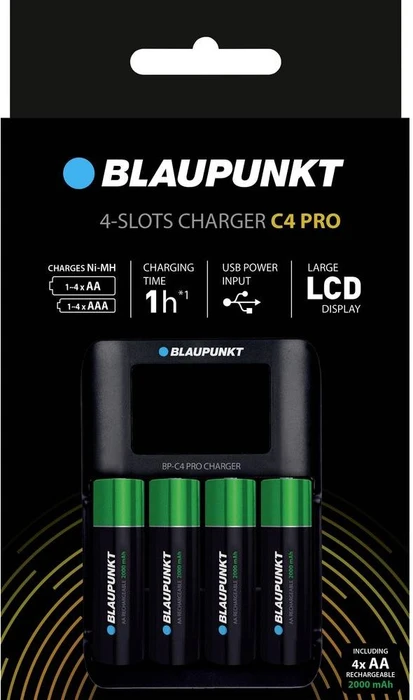 Blaupunkt BL-C4 PRO Advanced LCD Charger