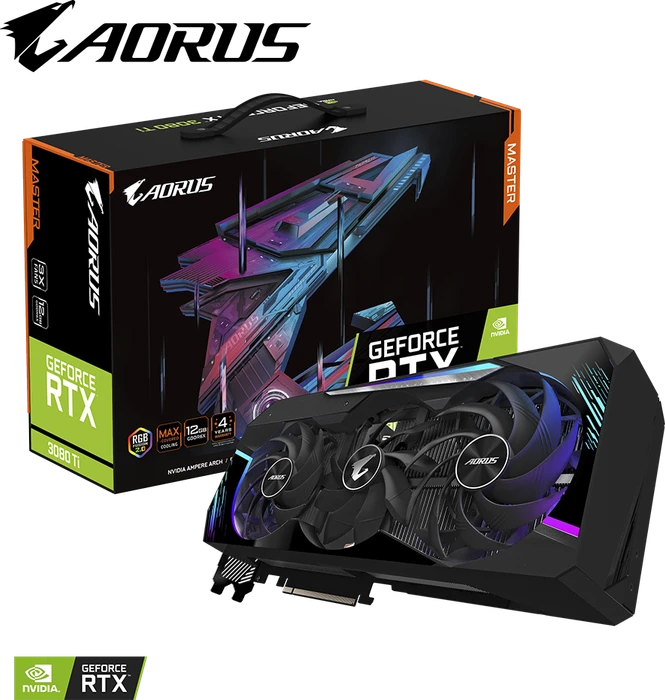 GIGABYTE AORUS GeForce RTX 3080 Ti Master 12G, 12GB GDDR6X, 3x HDMI, 3x DP