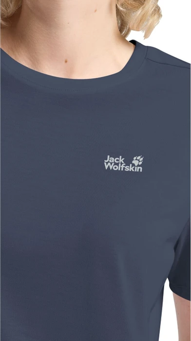 Jack Wolfskin Vonnan S|s Funktionsshirt kurzarm midnight sky (Damen)