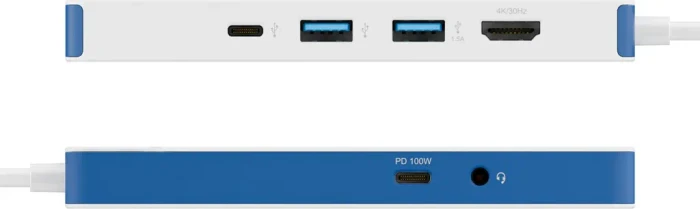 Targus HyperDrive Flex 8, USB-C 3.0 [Stecker], weiß
