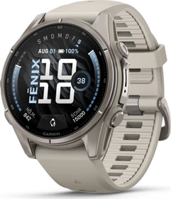 Garmin Fenix 9 43mm titanium/fog grey