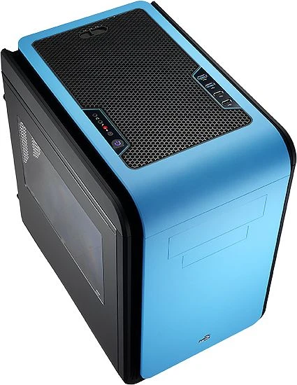 AeroCool DS Cube Blue Window Edition, Acrylfenster
