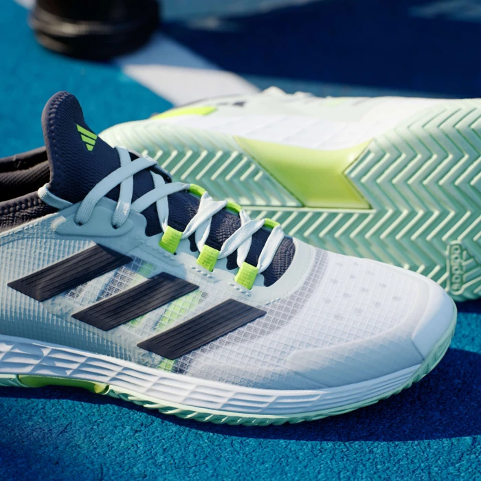 adidas Adizero Ubersonic 4.1 cloud white/aurora black/lucid lemon