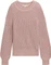 Tom Tailor Strickpullover mit leichten Ballonärmeln Strickpullover antique rose melange (Damen) Vorschaubild