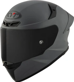 KYT TT-Revo Plain matt grau