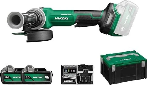 Hikoki G1813DFWQZ Akku-Winkelschleifer inkl. Koffer + 2 Akkus 5.0Ah