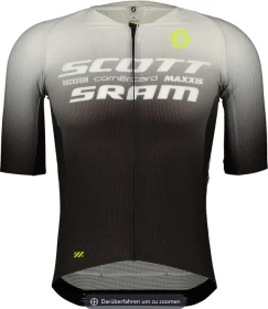 Scott RC Scott-Sram Aero Trikot kurzarm schwarz/weiß (Herren)