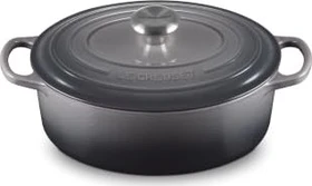 Le Creuset Signature Gusseisen Bräter oval 27cm 4.1l flint