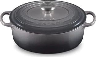 Le Creuset Signature Gusseisen Bräter oval 27cm 4.1l flint