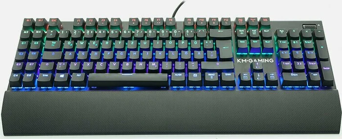 KM-Gaming K-GK2, LEDs RGB, MX RGB BLUE, USB, DE