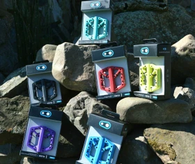 CrankBrothers Stamp 1 Large Plattformpedale violett