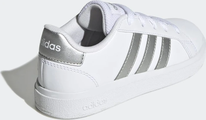adidas Grand Court Lifestyle Tennis Lace-Up cloud white/matte silver (Junior)
