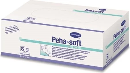 Hartmann Peha-soft Latex powderfree Einweghandschuhe XS, 100 Stück