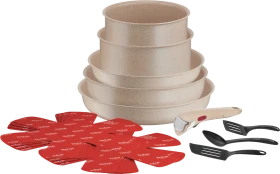 Tefal L78390 Ingenio Delight Kochgeschirr-Set, 17-tlg.