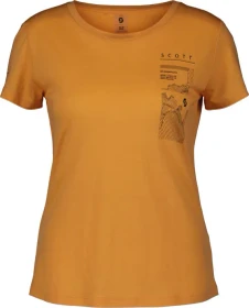 Scott Defined Merino Graphic Trikot kurzarm melon orange (Damen)