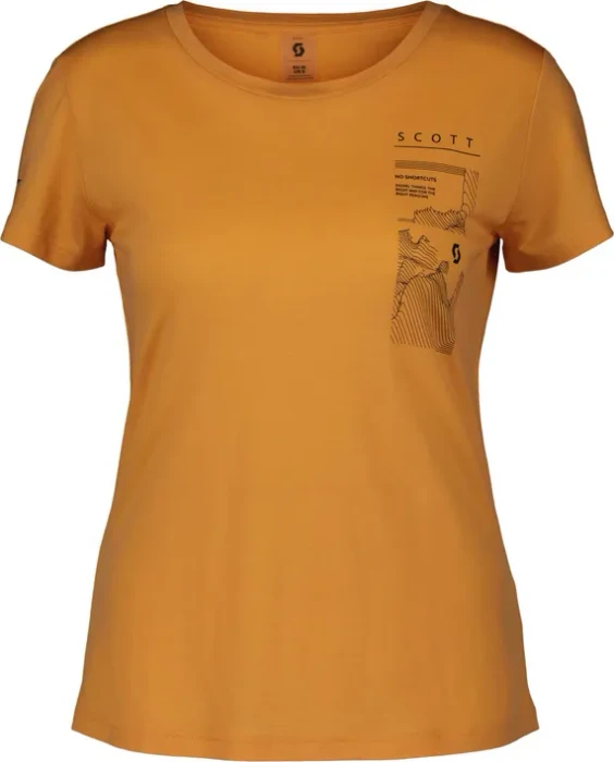 Scott Defined Merino Graphic Trikot kurzarm melon orange (Damen)