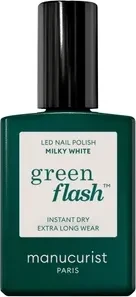 Manucurist Green Flash Gel Nagellack milky white, 15ml